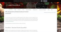 Desktop Screenshot of einfach-ausrechnen.de